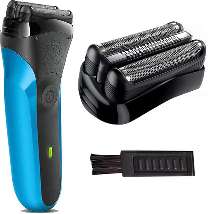 Replacement Head Compatible with Braun Series 3 S3 Wet and Dry Head Foil and Cutter Electric Shaver Head 300s,301s,320s,3080s,3040s,350cc