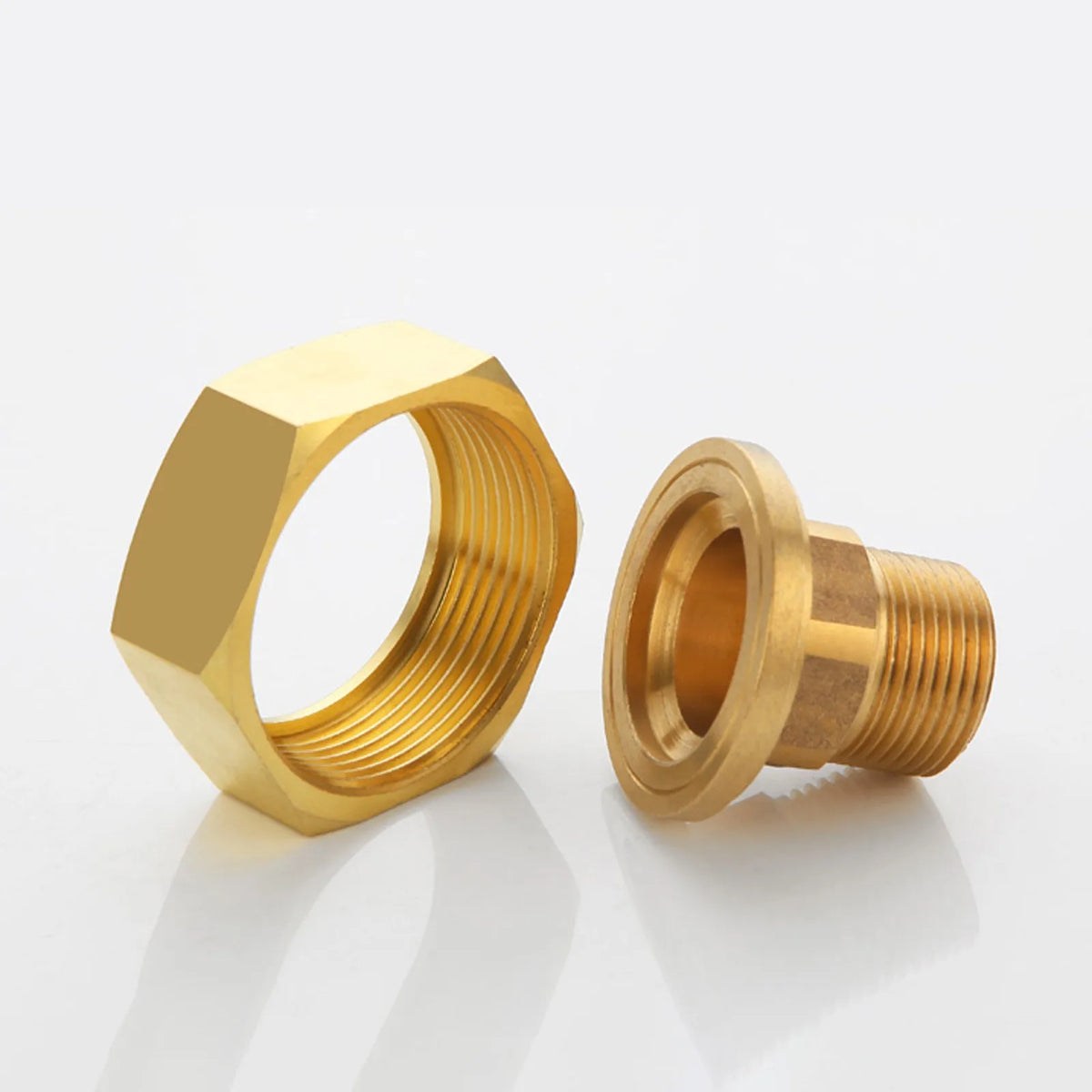 Brass Pipe Fittings Water Meter Pump Union Adapters Male/female Threaded 1/2" 3/4" 1" 1-1/2" Bsp Pipe Fitting With Seal Washer