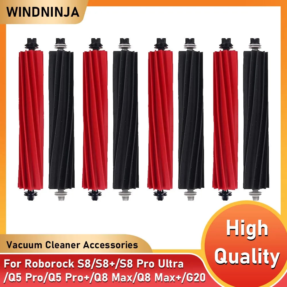 Roller Brush Main Brush Parts Compatible with Roborock G20/S8/S8+/S8 Pro Ultra/Q5 Pro/Q5 Pro+/Q8 Max/Q8 Max+/G20 Robot Vacuum Main Brushes
