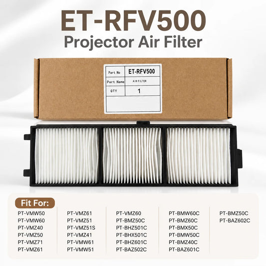 Replacement Projector Air Filter — ET-RFV500 / PT-VMZ71 / PT-VMZ61 / PT-VMZ51 / PT-VMZ51S — Model Options