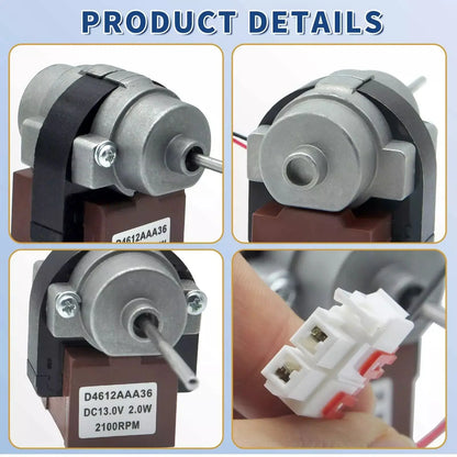 1Pc 3015924900 Refrigerator Evaporator Fan Motor Compatible with Kenmore D4612AAA36 Refrigerator Accessories Replace Repair Part 11173027713