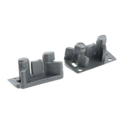 2pcs Dishwasher Rack Stop Clip W10195622 Upper Dishrack Slide Rail Rear Stop for Whirlpool/KitchenAid/Kenmore Replace AP4566222