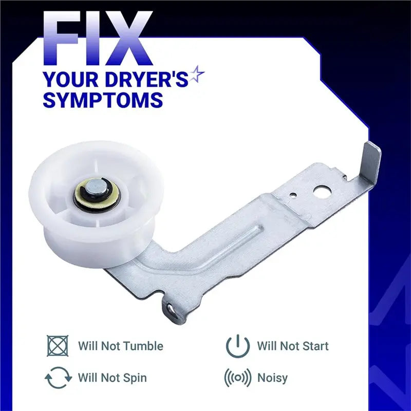 B83B-Sturdy Clip Included 2 Pack DC93-00634A Dryer Idler Pulley For Dryers DV45H7000EW DV48H7400EW DV42H5000EW AP4373659