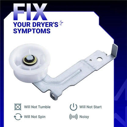 B83B-Sturdy Clip Included 2 Pack DC93-00634A Dryer Idler Pulley For Dryers DV45H7000EW DV48H7400EW DV42H5000EW AP4373659