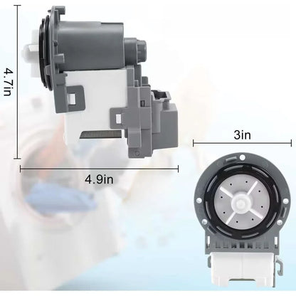 Washing Machine Drain Pump Motor 120V 80W Compatible with Samsung For DC31-00178A Replacement Compatible with Select Washer Models