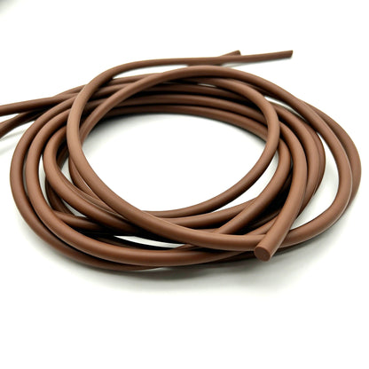 1/2/3/5/10M Brown FKM Seal Strip Dia 1.5~8mm Anti Compression and Non Deformation equipment Sealing Rubber Strip