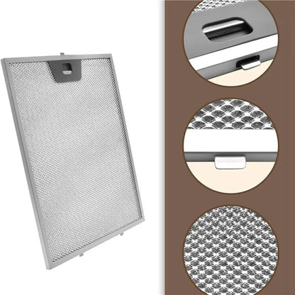 LITE-6PCS WB02X24871 Range Hood Grease Filter For GE JVW5361SJSS JVW5361EJ1ES JVW5361EJES Aluminum Mesh Hood Grease Filter