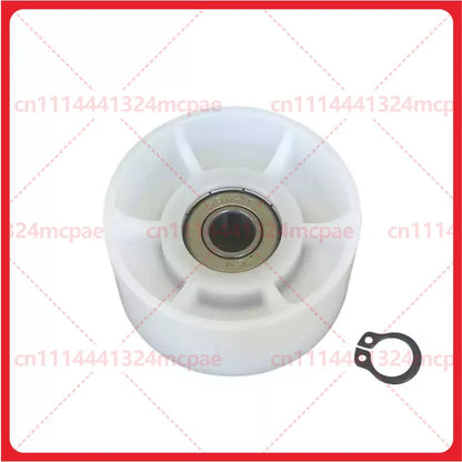 Compatible with Bosch Siemens Tumble Dryer Belt Tensioner Pulley Motor Idler Wheel Plastic Roller 00632045 Replacement
