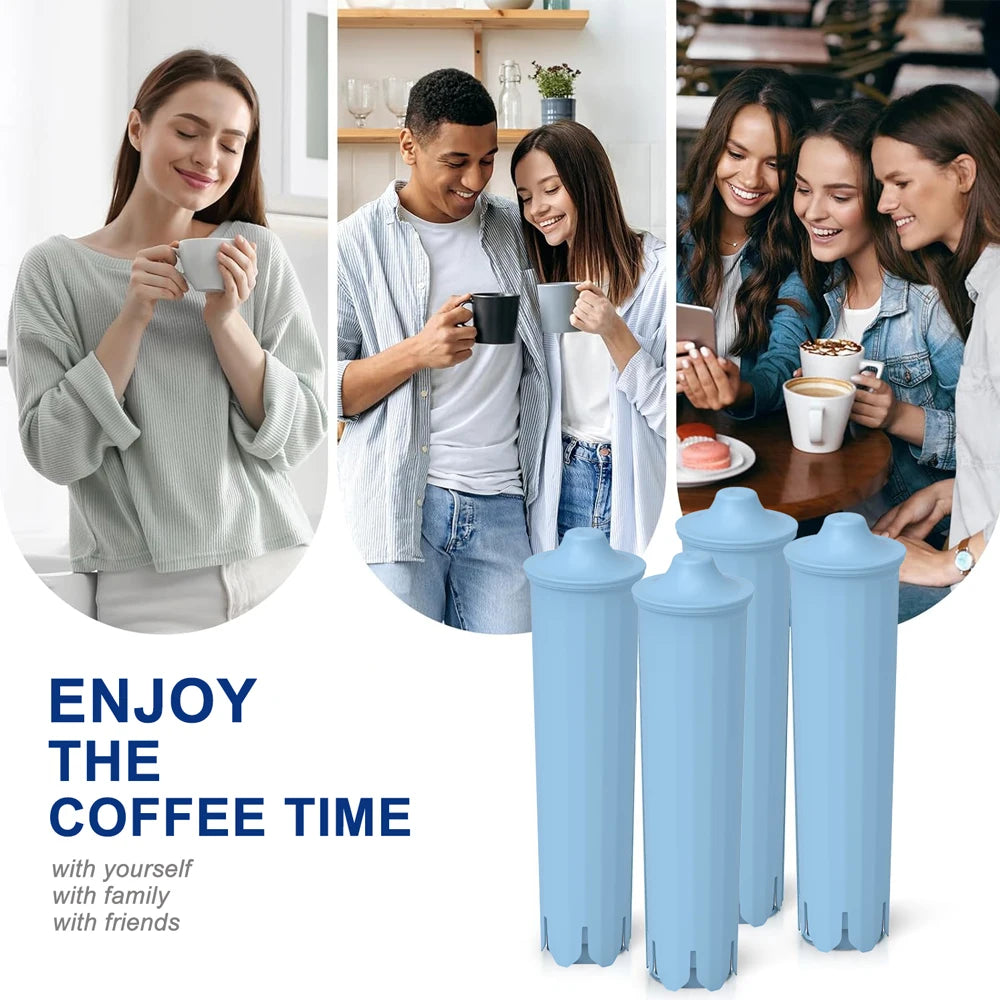 1/2/4pcs Coffee Machine Water Filter Replacement, Compatible with Jura Blue 67007, 71311, 71312