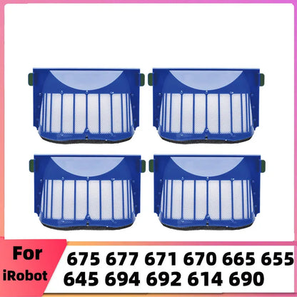 Replacement Parts Accessories for iRobot Roomba 675 670 665 690 692 694 671 677 650 655 614 Side Main Roller Brush Filter