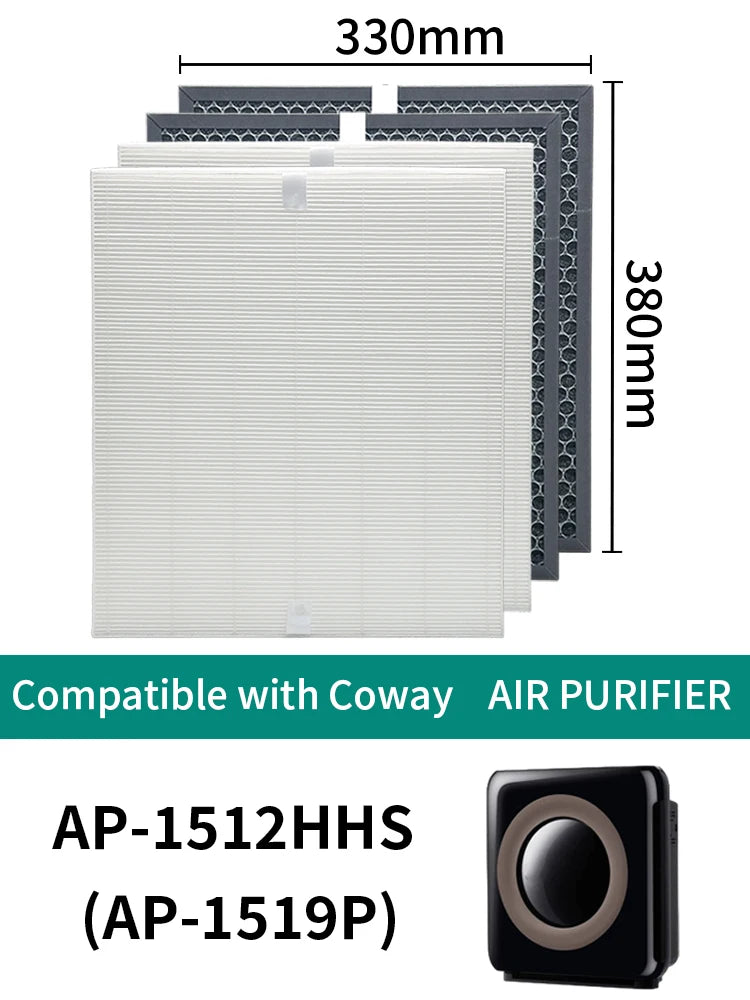 AP-1512HHS / H13 HEPA Filter With Activated Carbon For Coway AP-1512HHS / AP-1518 Air Purifier Replacement Part