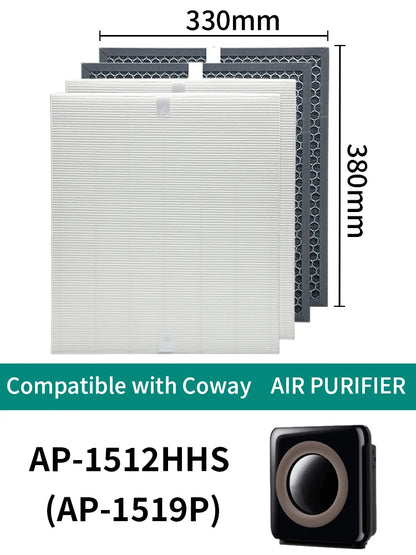 AP-1512HHS / H13 HEPA Filter With Activated Carbon For Coway AP-1512HHS / AP-1518 Air Purifier Replacement Part