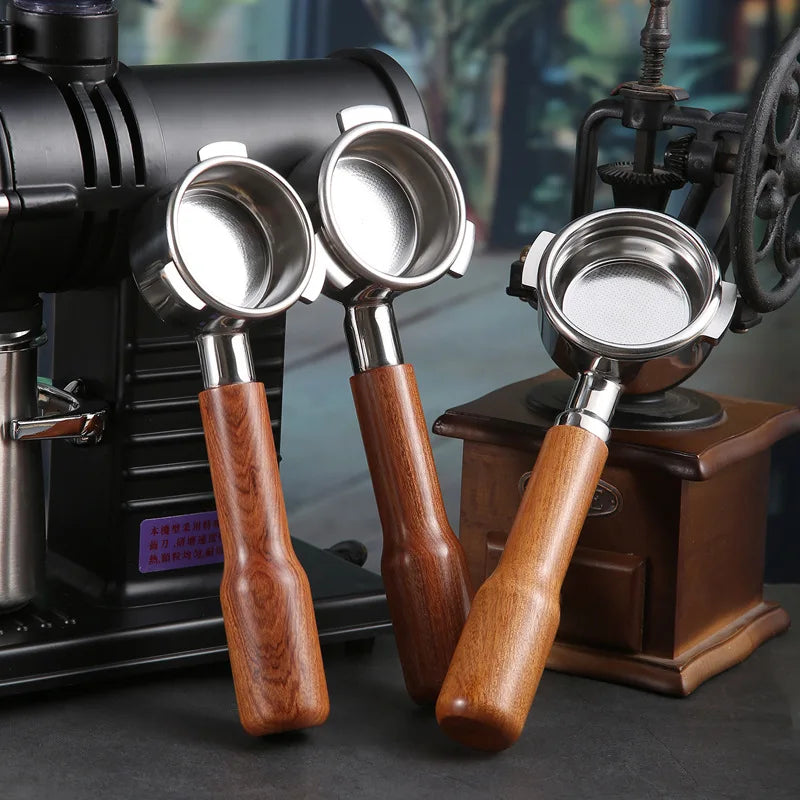 54MM Stainless Steel Coffee Portafilter for Breville Sage 870/875/878/880 Bottomless/Double Spout Coffee Handle Filter Tool