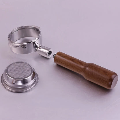 58mm 2ears Bottomless Portafilter for Expobar/E61/Rocket Espresso Machine Stainless Steel Modified Coffee Handle Filter Tool