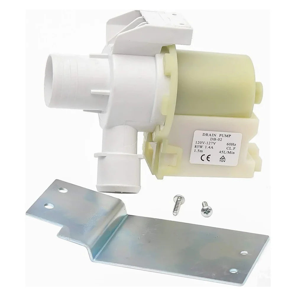 1pcs Washing Machine Drain Pump WH23X10030 85W 45L/min 120V Replacement Part For Washer Appliance Repair Accessory
