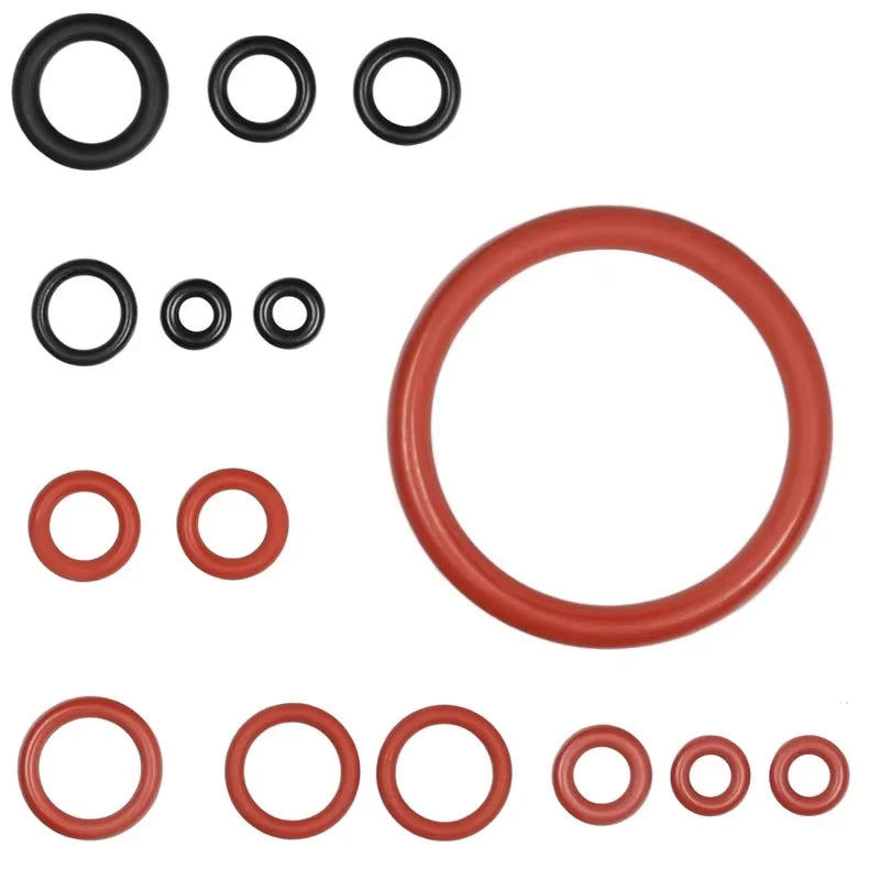 15pcs Seal Kit Silicone Gasket O-Ring For Saeco Gaggia Spidem Coffee Machine Brewing Group Spout Connector Kitchen Accessories