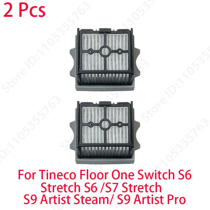 For Tineco Floor One Switch S6/Stretch S6 /S7 Stretch/ S9 Artist Steam/ S9 Artist Pro Wet Dry Vacuum Cleaner Roller Brush Filter