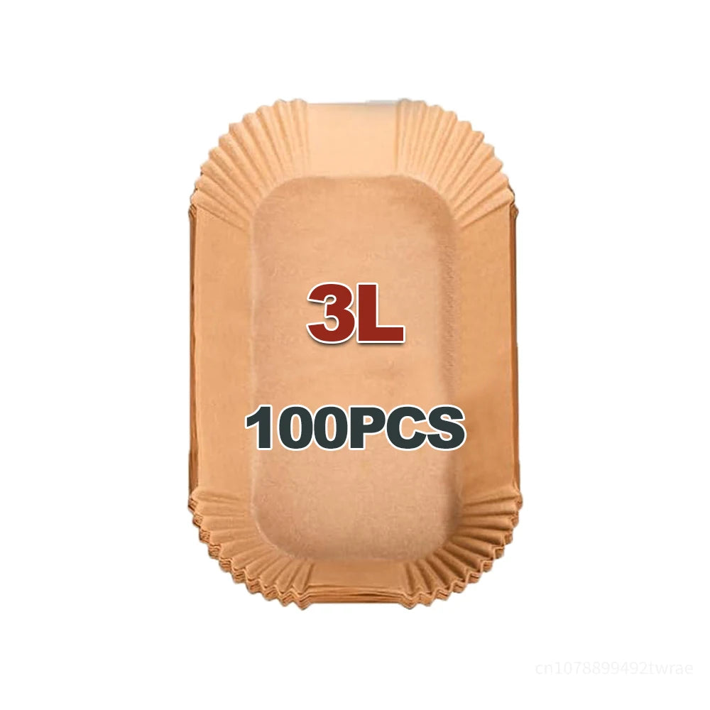 Airfryer Baking Paper for Philips Dual Basket Airfryer 3000/5000 Series 9L(6L/3L) & Cookwise 2 Chambers 9L