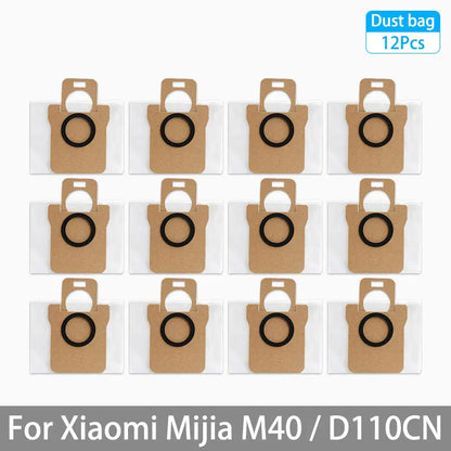 For XIAOMI MIJIA M40 D110CN OMNI Infinite Robot Replacement Parts Main Side Brush Hepa Filter Mop Cloth Dust Bag Accessories