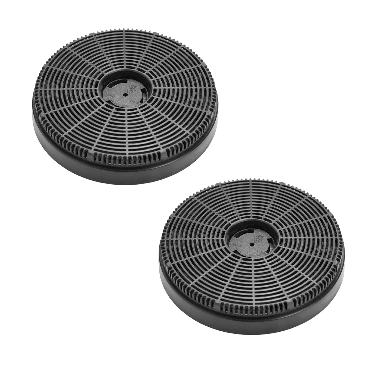 2pcs E60TEW2J82-11 Round Charcoal Filter for Range Hood Activated Carbon Mesh Filter Kitchen Smoke Reduction