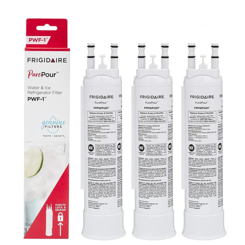 Replacement Refrigerator Water Filter Compatible with Frigidaire FPPWFU01 / PWF-1