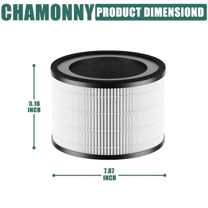 MAF-02 Filter Replacement, Compatible with Miko IBUKI M MA-02CW Air Purifier MAF-02/970 Sqft, 3-in-1 H13 True HEPA Filter