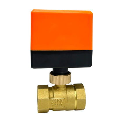 1/2" 3/4" 1" Two Way Motorized Ball Valve 3-Wire 2 Control Brass Electric Ball Valve DN15 DN20 DN25 Ball Valve with Actuator