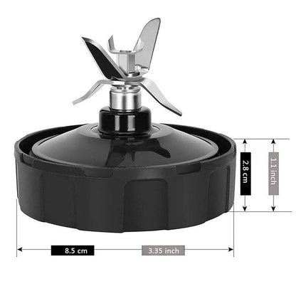 A65T 6PCS 7 Fins for Ninja Blender Blade Replacement Parts for Nutri for Ninja BL450 Mixer Accessories Stainless Steel