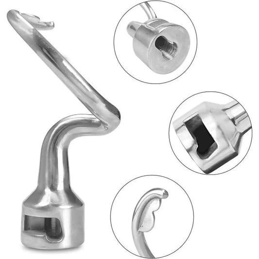 Stainless Steel Dough Hook Attachment For Kitchen Aid Stand Mixer Flour Mixing Tools Medium Size Household