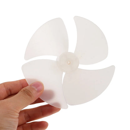 4Pcs Microwave Oven Accessories Plastic Fan Blade Replacement Motor Cooling Fan Mount for Household Oven Repair Quiet Wear