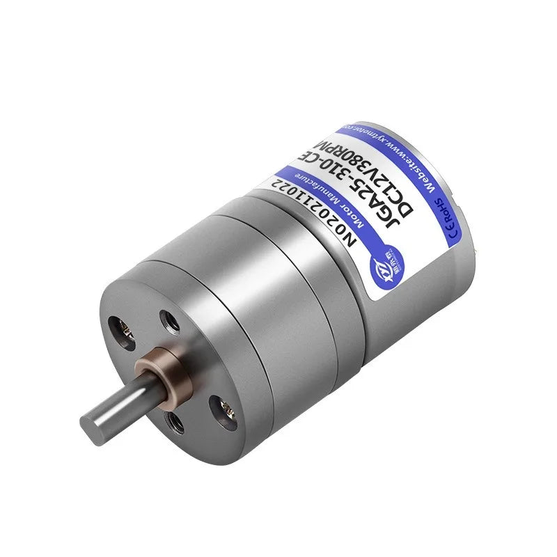 JGA25-310 Micro Gear DC Gear Motor Low High Speed Adjustable Speed 6v12v Small Motor