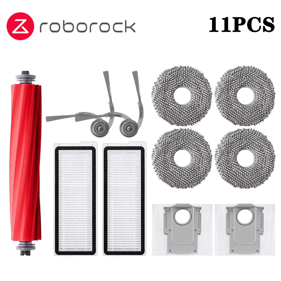 Compatible with Roborock Qrevo L/QR 798/QV 35A/QR 598 Robot Vacuums Cleaner Accessory Dust Bag Main Side Brush Hepa Filter Mop Cloths Spare