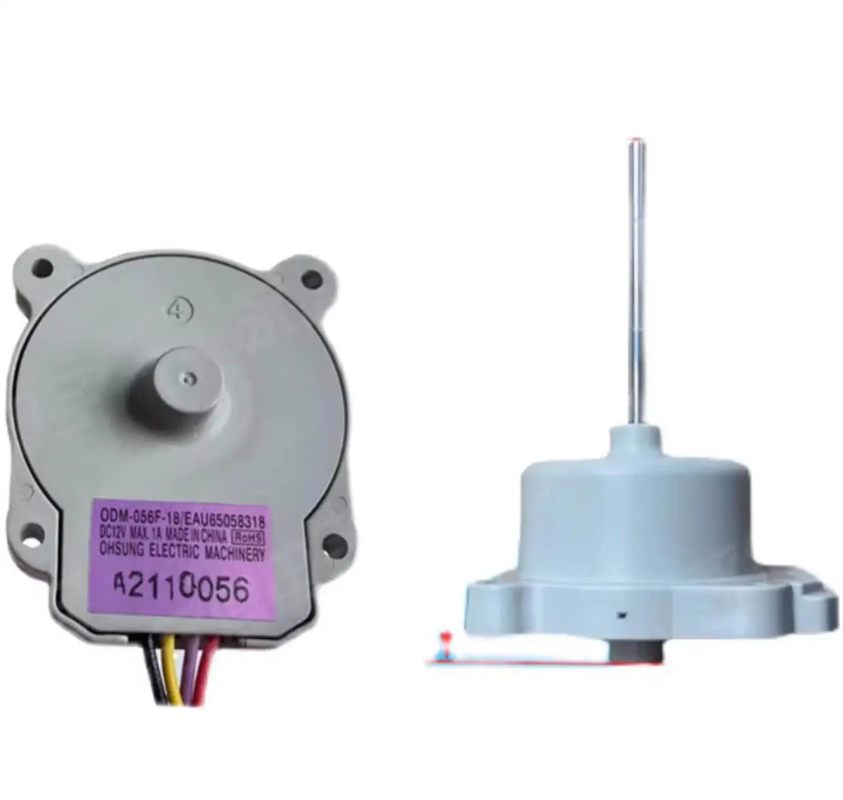 Replacement Refrigerator Fan Motor Compatible with LG ODM-056F-18 / EAU65058318 — 1 Pack