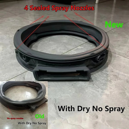 Compatible with LG Washing Machine Door Seal Ring Sealing Rubber MDS666516 Washer Parts