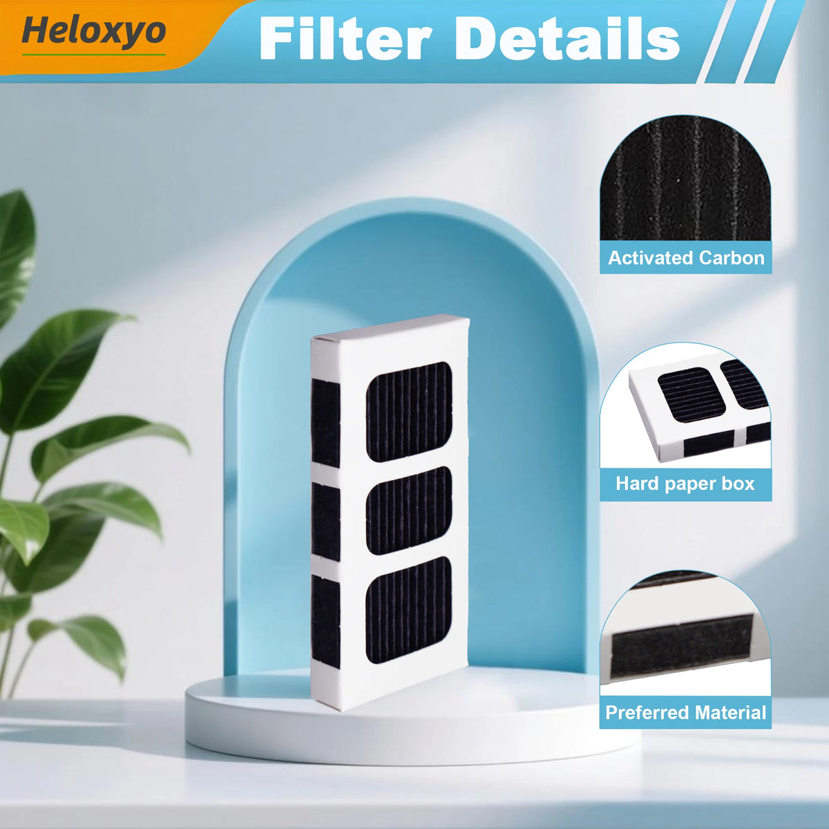 Replacement Refrigerator Air Filter Compatible with Frigidaire Paultra2