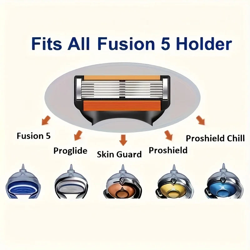 Six-Layer Replacement Razor Cartridges