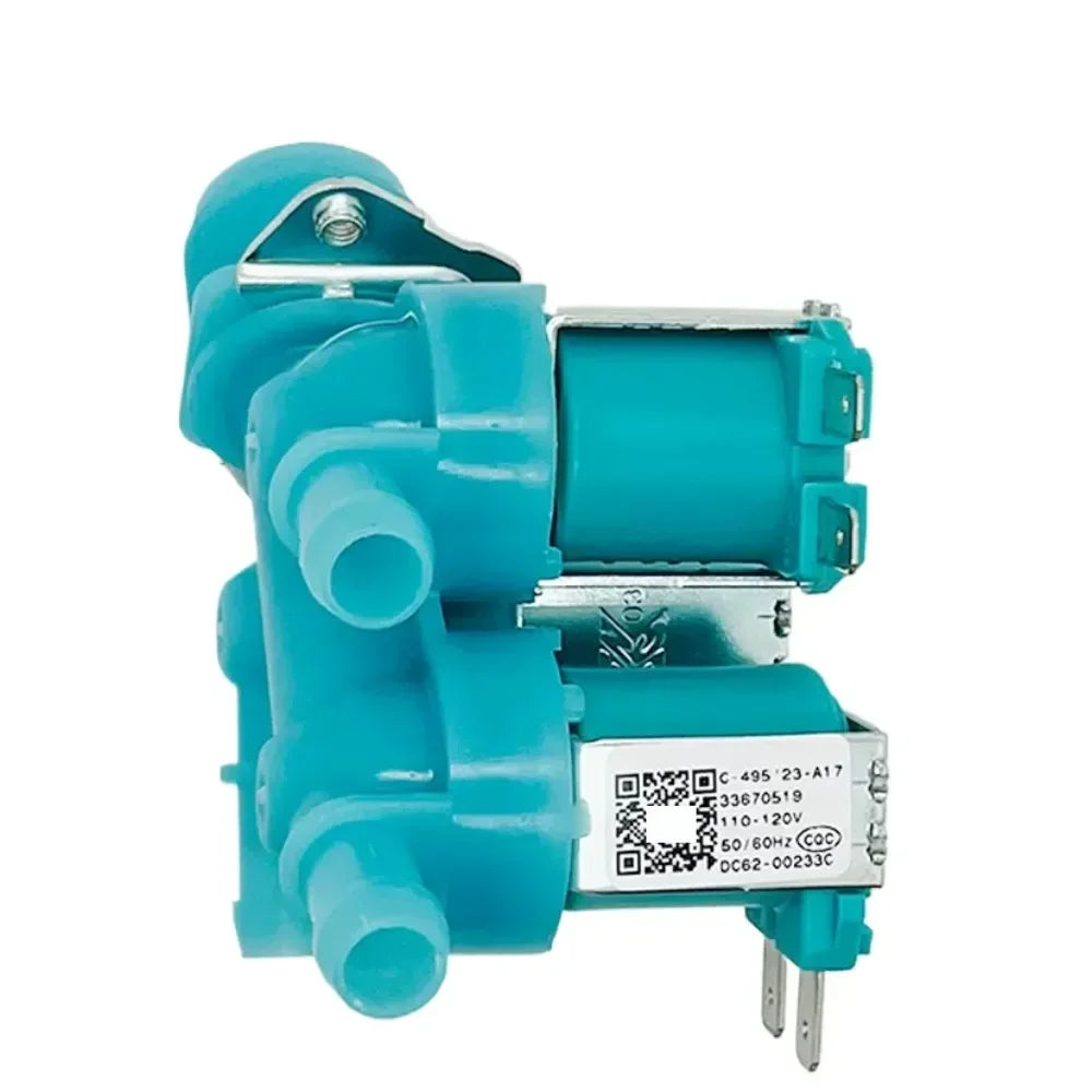DC62-00233C C-495/23-A17 110-120V Electric Water Inlet Solenoid Valve Compatible with Samsung Washing Machine Washer Replacement Parts