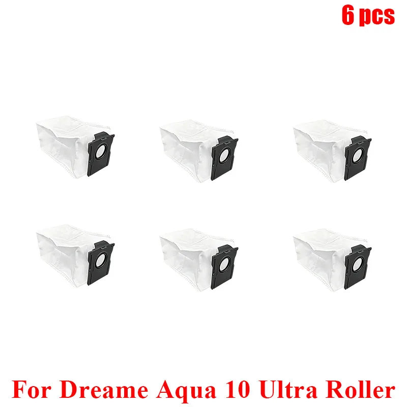 Acccessories Compatible with (Dreame Aqua 10 Ultra Roller) Vacuum Parts Main Roller Brush Side Brush Cleaner Filter Dust Bag Roller Mops