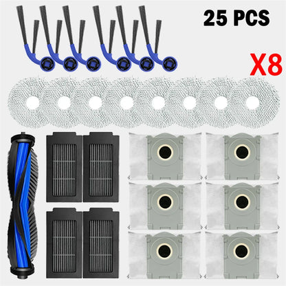 For Ecovacs T30C / T30C OMNI Vacuum Cleaner Replacement Accessories Main Side Brush HEPA Filter Mop Cloths Dust Bag Spare Parts