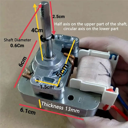 B06B-Air Fryers 2W 220V 2200R/Min Fan Motor Replacement Part Refrigerator Oven Microwave Fan Shaded Poles Motor Access