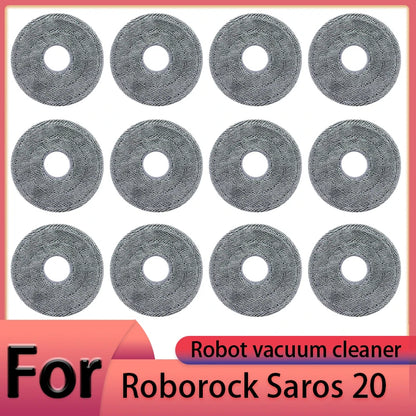 Compatible with Roborock Saros 20 Robot Vacuum Cleaner Accessories Main Brush Side Brush HEPA Filter Mop Cloths Dust Bag Spare Parts