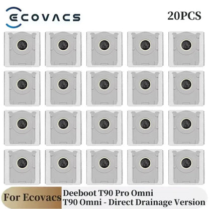 For Ecovacs Deebot T90 Pro Omni/T90 Omni Robot Vacuum Cleaner Parts Main Roller Side Brush Filter Mop Cloth Dust Bag Accessories