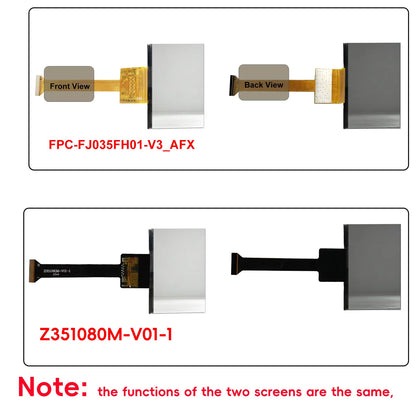 Replacement Projector LCD Panel Compatible with Magcubic 1080P / 3.5-Inch / FPC-FJ035FHD01-V3 / Z351080M-V01 / L018