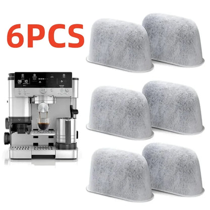 6pcs Charcoal Water Filters For NINJA Luxe Cafe ES601 ES655 ES701 Coffee Machines Charcoal Water FilterS Coffee Accessories
