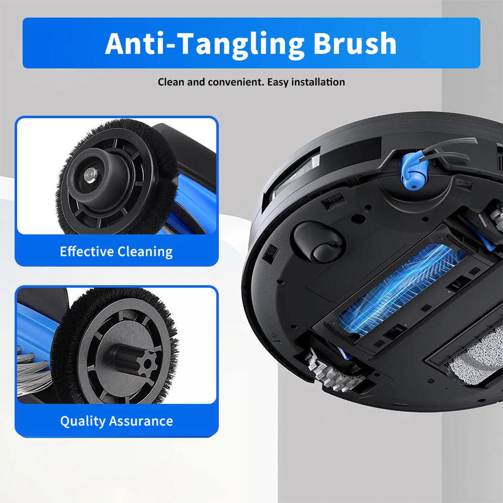 Main Roller Brush For ECOVACS T80S Pro T80S X9 PRO OMNI X9 Pro X11 PRO OMNI T50 MAX Robot Vacuum Cleaner Replacement Parts