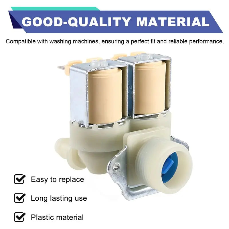 2026 Compatible with LG 5220FR1251E 220V 50/60Hz Electric Water Inlet Solenoid Valve For Washing Machine Wave Washer Parts