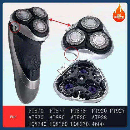 HQ8 Replacement Shaver Heads Compatible with Philips AT830/875 PT830 PT870 PT877 PT920 for PT720 PT725 PT730 AT810/811 AT725 Efficient Shave