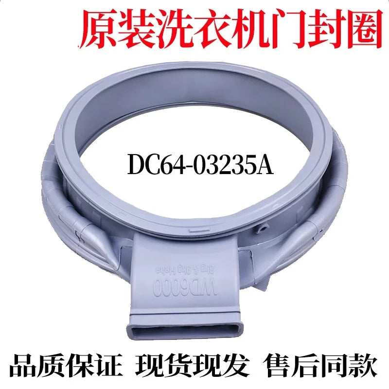 Compatible with Samsung Front Load Washing Machine Door Seal DC64-03235A/B DC64-03197A Rubber Gasket Washer Spare Part