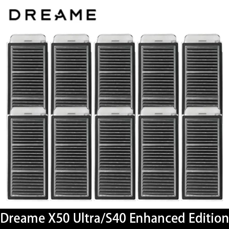 Dreame X50 Ultra / S40 Enhanced / L50 Pro Ultra Edition Vacuum Parts Main Roller Side Brush Hepa Filter Mop Cloth Dust Bag