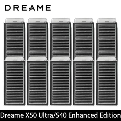Dreame X50 Ultra / S40 Enhanced / L50 Pro Ultra Edition Vacuum Parts Main Roller Side Brush Hepa Filter Mop Cloth Dust Bag